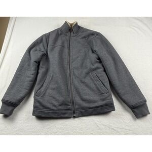 Gap Super Soft Mock Sherpa Lined Jacket Gray Mens Size S